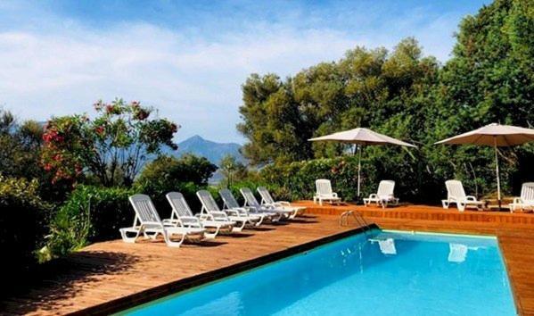 Villa Belle Location Sur Lumio Avec Vue Remarquable Et Jardin Exterior foto